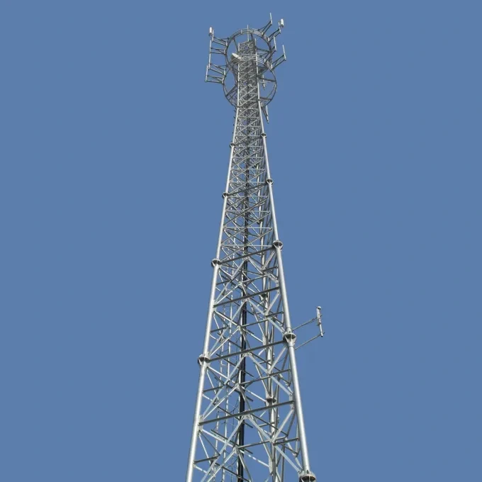 Menara baja sudut logam
