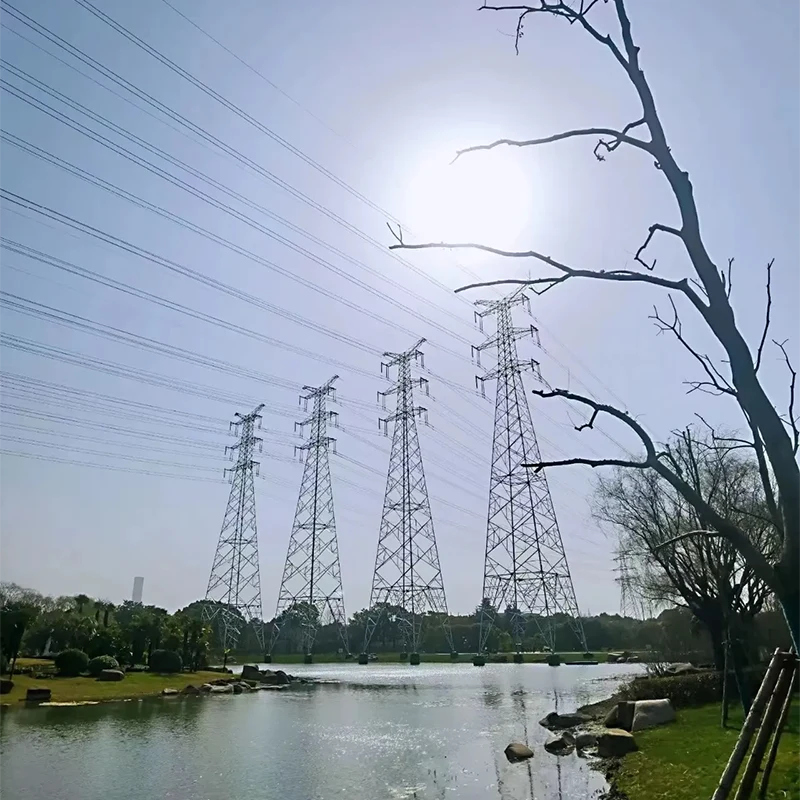 Menara pipa ngawasi logam