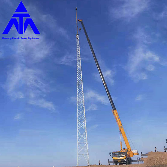 Proteksi Lightning Tower Antena Steel Angle Iron Tower