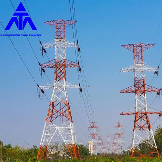 Menara Daya Listrik Pipa Baja 110KV Menara Kisi